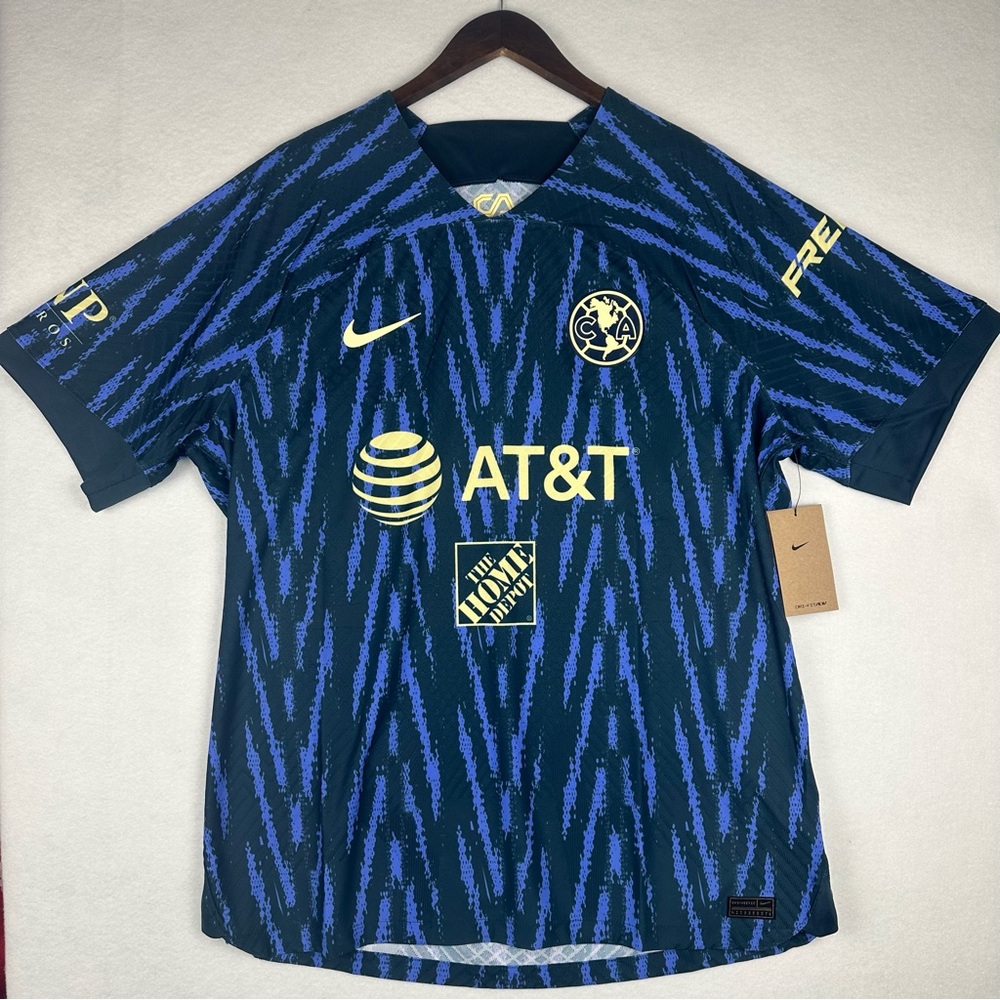 Nike Club America Vapor Match ADV Away Soccer Jersey 22/23 Sz M DJ7638-455